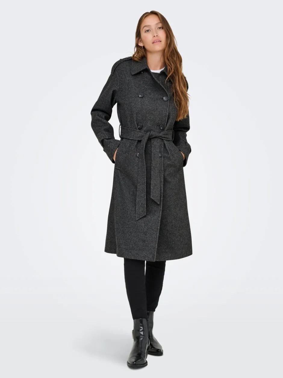 Discount ONLASTA Trenchcoat Dame Jakker Og Frakker