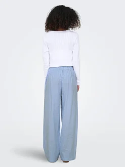 Hot ONLAUGUSTA Regular fit Bukser i wide fit Dame Bukser
