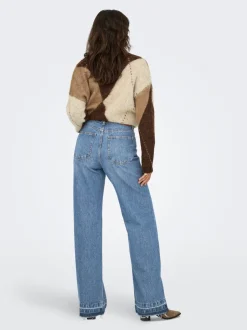Best ONLBAILEY Høj talje Wide leg fit Jeans Dame Jeans|Jeans