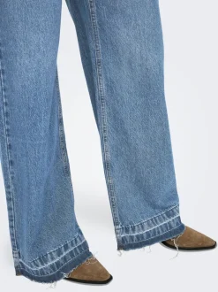 Best ONLBAILEY Høj talje Wide leg fit Jeans Dame Jeans|Jeans