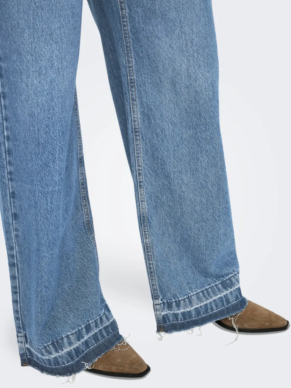 Best ONLBAILEY Høj talje Wide leg fit Jeans Dame Jeans|Jeans