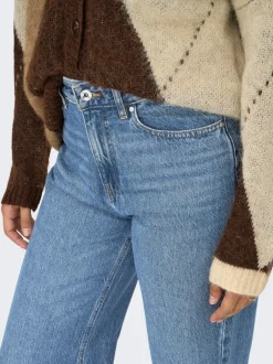 Best ONLBAILEY Høj talje Wide leg fit Jeans Dame Jeans|Jeans