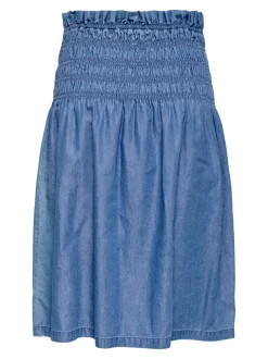 New ONLBEA Denim-nederdel Midinederdel Dame Nederdele