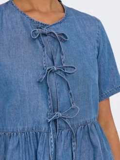 New ONLBEA Formel skjorte Dame Double Denim|Skjorter