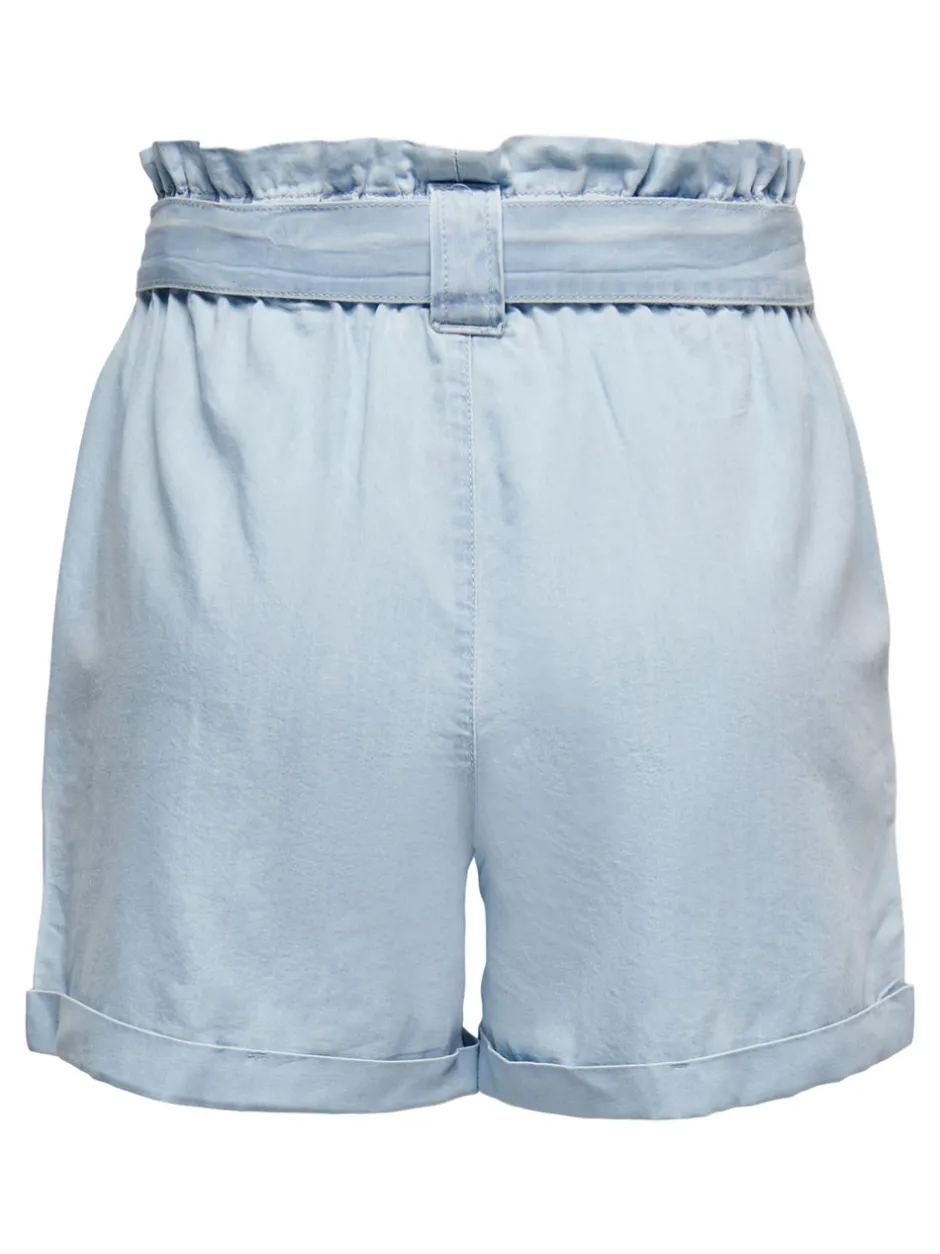 Best ONLBEA Høj talje Regular fit Denim-shorts Dame Shorts|Double Denim