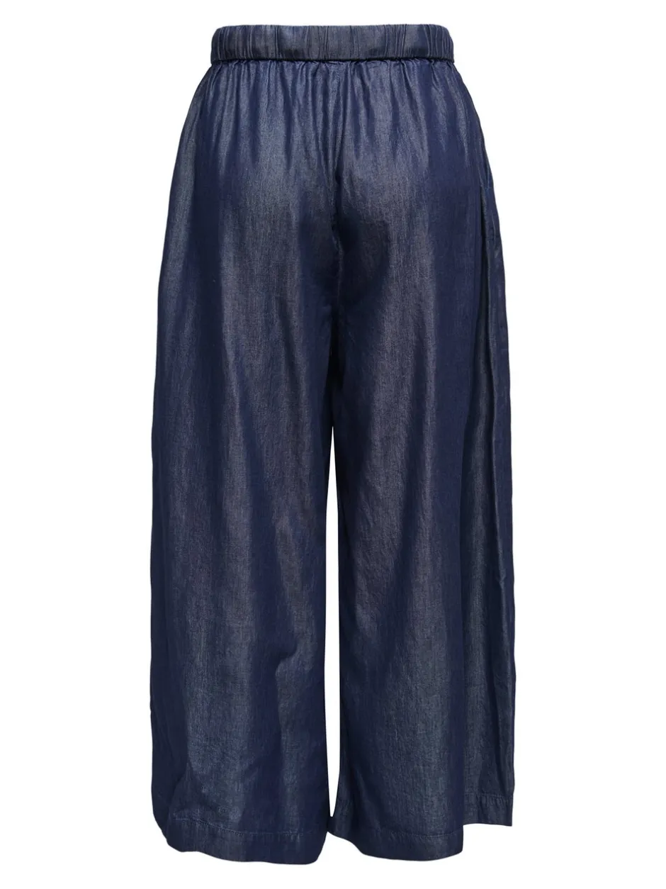 Clearance ONLBEA Høj talje Wide leg fit Ankellængde Jeans Dame Jeans|Jeans