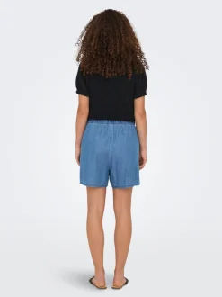 New ONLBEA Straight fit Denim-shorts Dame Shorts|Double Denim