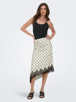 New ONLBELLA Nederdel Lang nederdel Dame Nederdele