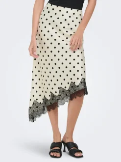 New ONLBELLA Nederdel Lang nederdel Dame Nederdele