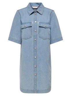 Sale ONLBELLE Kort kjole Dame Kjoler|Double Denim