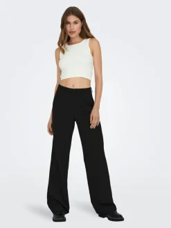 Outlet ONLBERRY Wide leg fit Bukser i wide fit Dame Bukser