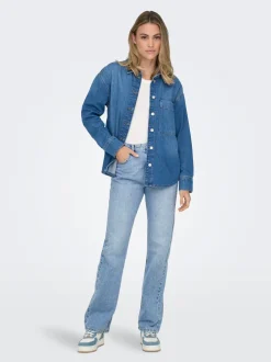 Clearance ONLBILLIE Høj talje Straight fit Jeans Dame Jeans|Jeans