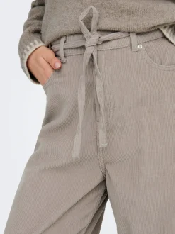 Best ONLBLEECKER Baggy fit Bukser i wide fit Dame Bukser