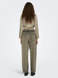 Online ONLBLEECKER Mellemhøj talje Loose fit Jeans Dame Jeans|Jeans