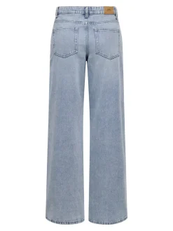 Best ONLBLISS Mellemhøj talje Wide leg fit Jeans Dame Jeans|Jeans