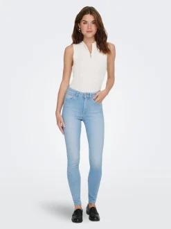New ONLBLUSH Høj talje Skinny fit Jeans Dame Jeans|Jeans
