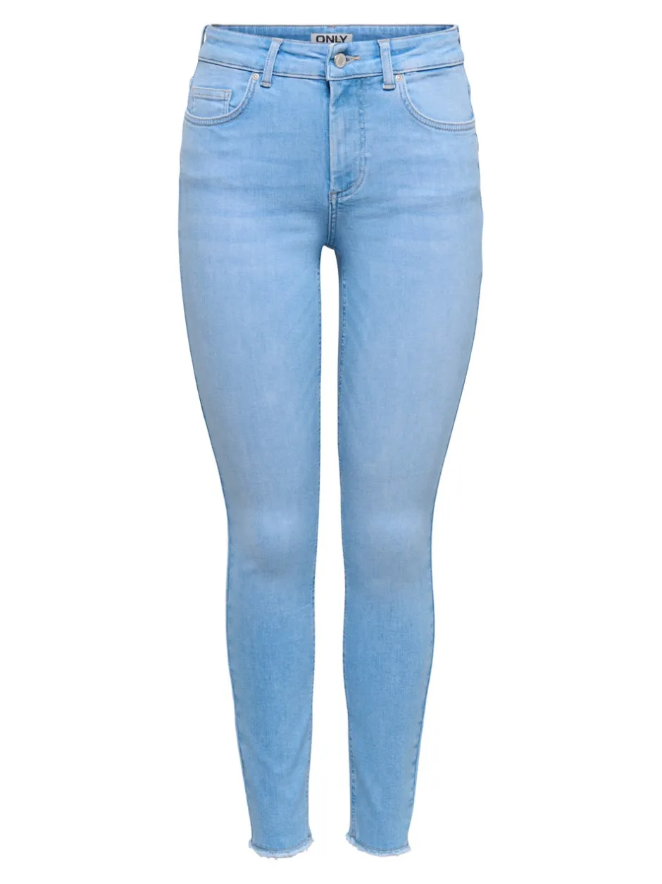 Sale ONLBLUSH Høj talje Skinny fit Ankellængde Jeans Dame Jeans|Jeans