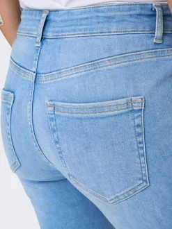Sale ONLBLUSH Høj talje Skinny fit Ankellængde Jeans Dame Jeans|Jeans