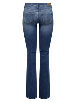 New ONLBLUSH Lav talje Flared fit Jeans Dame Jeans|Jeans