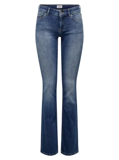 New ONLBLUSH Lav talje Flared fit Jeans Dame Jeans|Jeans