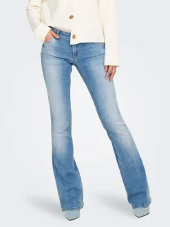 Best ONLBLUSH Lav talje Flared fit Jeans Dame Jeans|Jeans