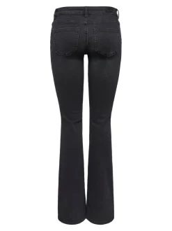 Clearance ONLBLUSH Mellemhøj talje Flared fit Jeans Dame Jeans|Jeans