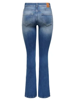 Sale ONLBLUSH Mellemhøj talje Flared fit Jeans Dame Jeans|Jeans