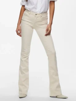 Hot ONLBLUSH Mellemhøj talje Flared fit Jeans Dame Jeans|Jeans