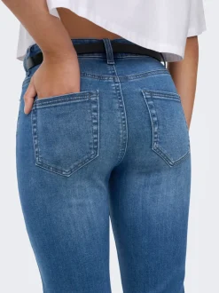 Sale ONLBLUSH Mellemhøj talje Flared fit Jeans Dame Jeans|Jeans