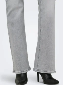Clearance ONLBLUSH Mellemhøj talje Flared fit Jeans Dame Jeans|Jeans