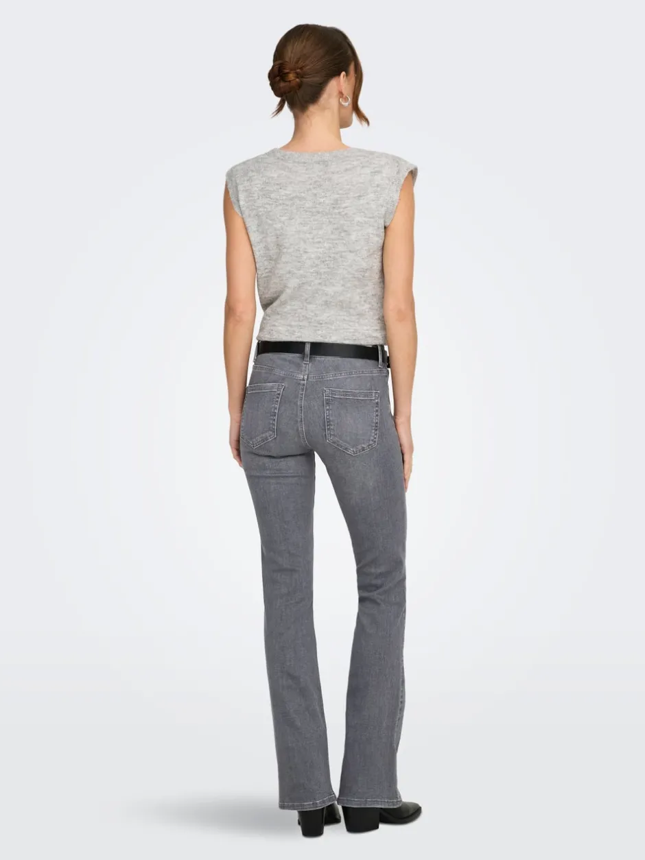 Online ONLBLUSH Mellemhøj talje Flared fit Jeans Dame Jeans|Jeans