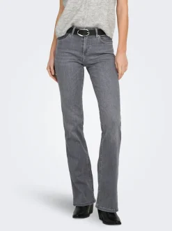Online ONLBLUSH Mellemhøj talje Flared fit Jeans Dame Jeans|Jeans