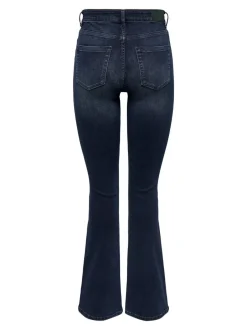 New ONLBLUSH Mellemhøj talje Flared fit Jeans Dame Jeans|Jeans
