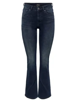 New ONLBLUSH Mellemhøj talje Flared fit Jeans Dame Jeans|Jeans