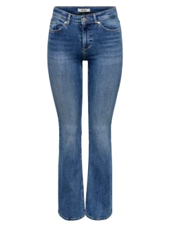 Best ONLBLUSH Mellemhøj talje Flared fit Jeans Dame Jeans|Jeans