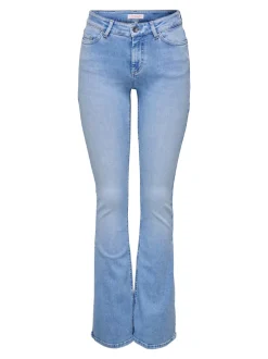 Discount ONLBLUSH Mellemhøj talje Flared fit Jeans Dame Jeans|Jeans