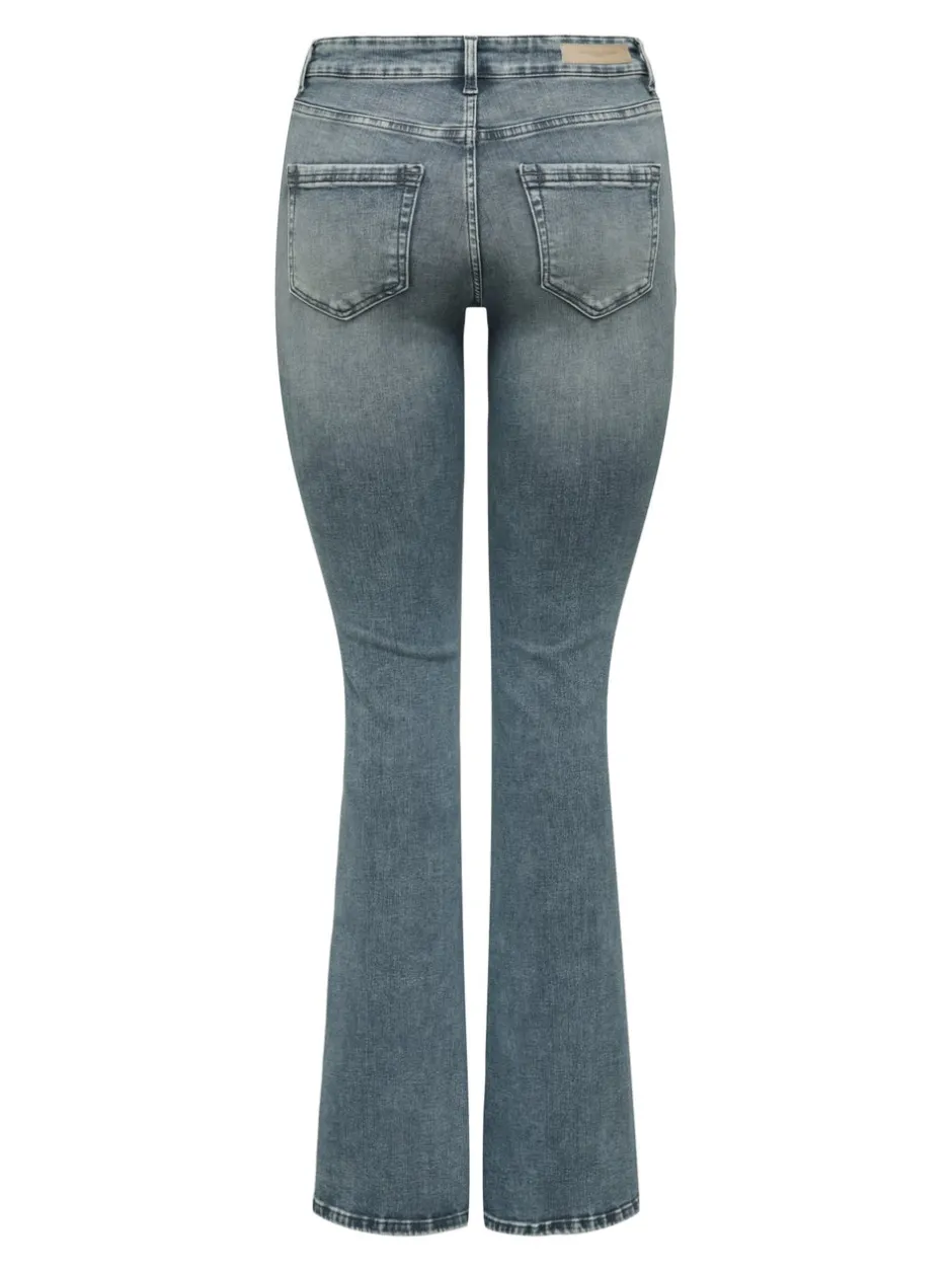 Online ONLBLUSH Mellemhøj talje Flared fit Jeans Dame Jeans|Jeans