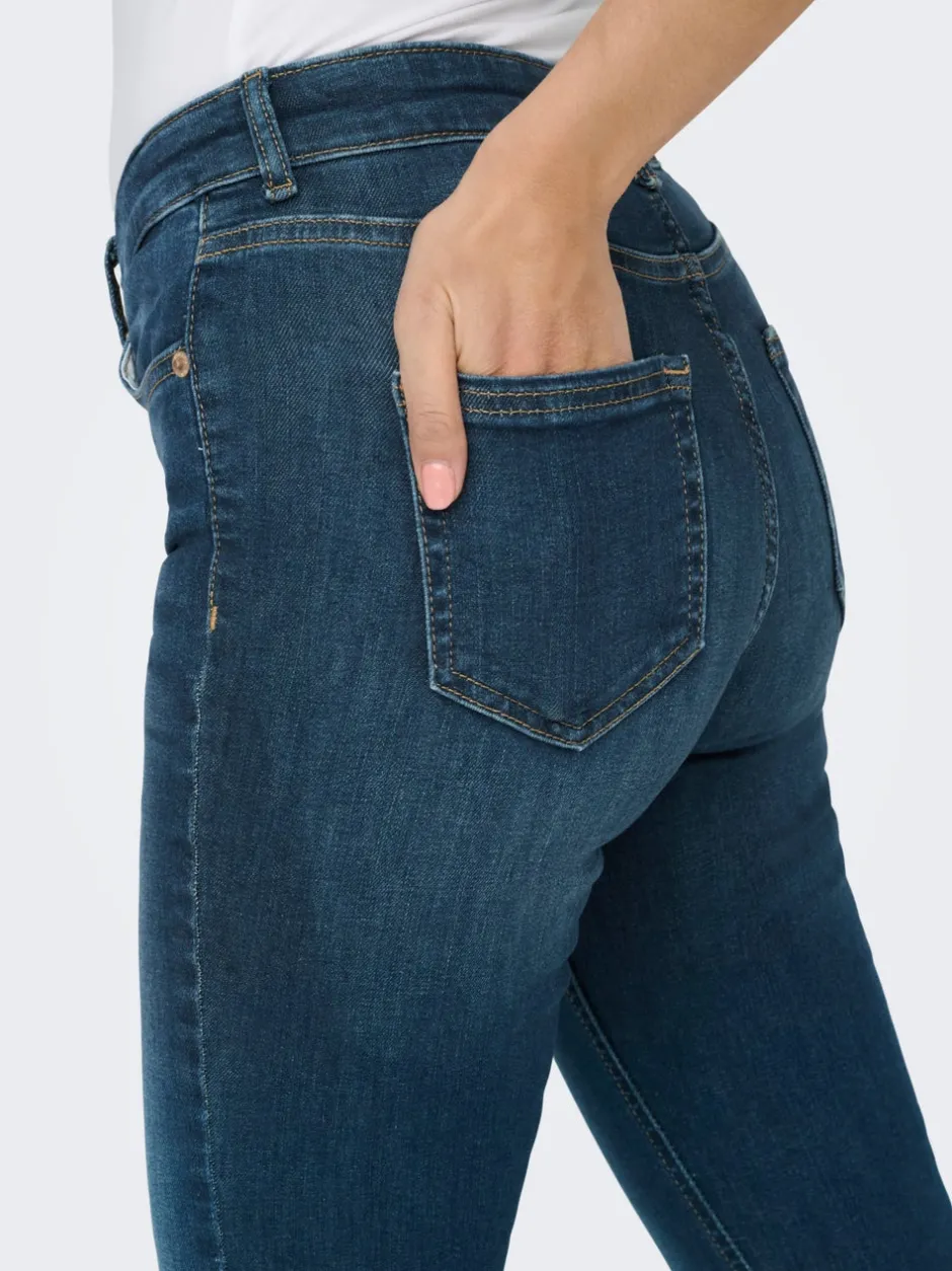 ONLBLUSH Mellemhøj talje Flared fit Jeans Dame Jeans|Jeans