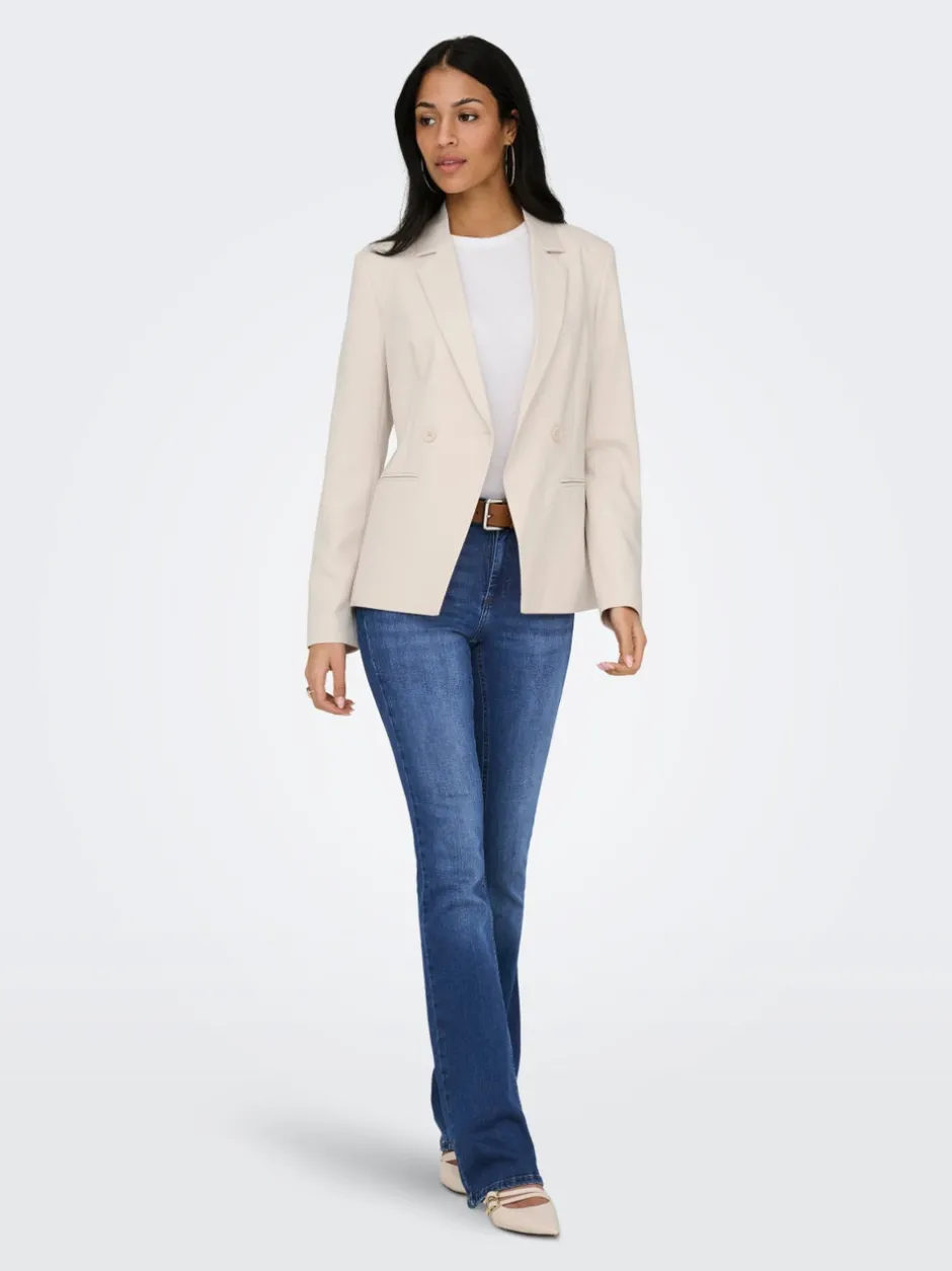 Best ONLBLUSH Mellemhøj talje Flared fit Jeans Dame Jeans|Jeans