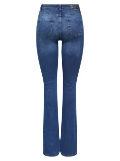 Best ONLBLUSH Mellemhøj talje Flared fit Jeans Dame Jeans|Jeans