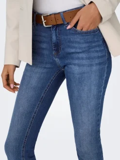 Best ONLBLUSH Mellemhøj talje Flared fit Jeans Dame Jeans|Jeans