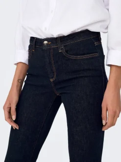 Discount ONLBLUSH Mellemhøj talje Flared fit Jeans Dame Jeans|Jeans