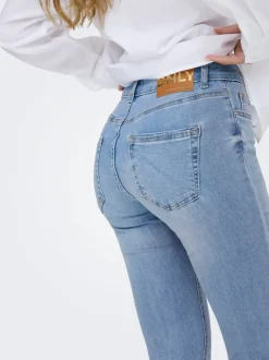 Best ONLBLUSH Mellemhøj talje Flared fit Jeans Dame Jeans|Jeans