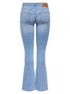 Best ONLBLUSH Mellemhøj talje Flared fit Jeans Dame Jeans|Jeans