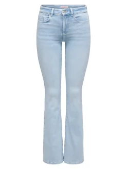 Outlet ONLBLUSH Mellemhøj talje Flared fit Jeans Dame Jeans|Jeans