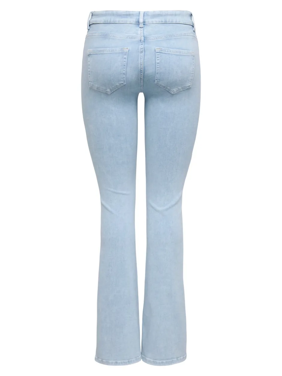 Outlet ONLBLUSH Mellemhøj talje Flared fit Jeans Dame Jeans|Jeans