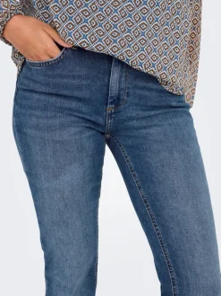 Online ONLBLUSH Mellemhøj talje Flared fit Jeans Dame Jeans|Jeans