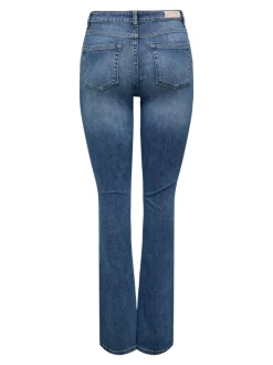 Online ONLBLUSH Mellemhøj talje Flared fit Jeans Dame Jeans|Jeans