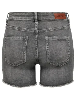 New ONLBLUSH Mellemhøj talje Regular fit Denim-shorts Dame Shorts|Double Denim