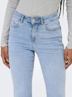 Hot ONLBLUSH Mellemhøj talje Retro flared fit Jeans Dame Jeans|Jeans